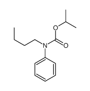 propan-2-yl N-butyl-N-phenylcarbamate Structure