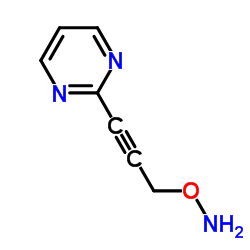 Pyrimidine, 2-[3-(aminooxy)-1-propynyl]- (9CI)结构式