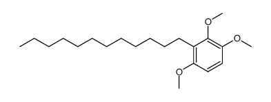 1-Dodecyl-2,3,6-trimethoxybenzol结构式