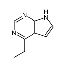 1H-Pyrrolo[2,3-d]pyrimidine, 4-ethyl- (9CI) picture