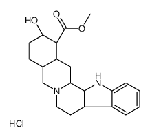 methyl (1R,15R,18S,19R,20S)-18-hydroxy-1,3,11,12,14,15,16,17,18,19,20,21-dodecahydroyohimban-19-carboxylate,hydrochloride Structure