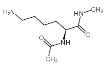 Nα-乙酰基-L-赖氨酸甲基酰胺结构式