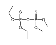 diethoxyphosphinothioyloxy-dimethoxy-sulfanylidene-λ5-phosphane结构式