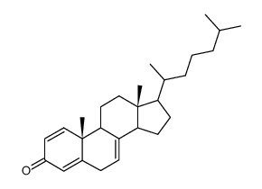 Cholesta-1,4,7-trien-3-on结构式