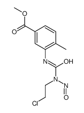 methyl 3-[[2-chloroethyl(nitroso)carbamoyl]amino]-4-methylbenzoate结构式