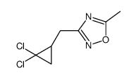 3-[(2,2-Dichlorocyclopropyl)methyl]-5-methyl-1,2,4-oxadiazole结构式