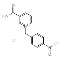 Pyridinium,3-(aminocarbonyl)-1-[(4-nitrophenyl)methyl]-, chloride (1:1)结构式