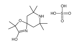 2,2,7,7,9,9-hexamethyl-1-oxa-4,8-diazaspiro[4.5]decan-3-one,sulfuric acid Structure