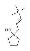 (E)-1-<3-(trimethylsilyl)allyl>-1-cyclopentanol结构式