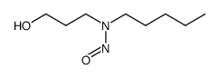 N-amyl-N-(3-hydroxypropyl)nitrosamine Structure