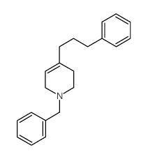 1-benzyl-4-(3-phenylpropyl)-1,2,3,6-tetrahydropyridine structure