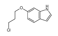 6-(3-CHLORO-PROPOXY)-1H-INDOLE Structure