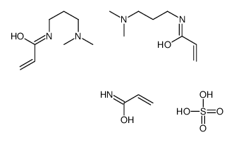 N-[3-(dimethylamino)propyl]prop-2-enamide,prop-2-enamide,sulfuric acid结构式