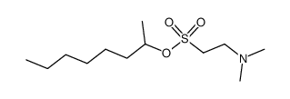 octan-2-yl 2-(dimethylamino)ethane-1-sulfonate Structure