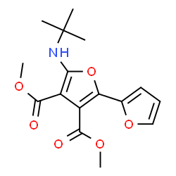 [2,2-Bifuran]-3,4-dicarboxylic acid,5-[(1,1-dimethylethyl)amino]-,dimethyl ester (9CI) picture