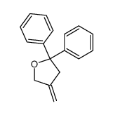 2,2-diphenyl-4-methylenetetrahydrofuran结构式