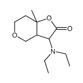 4H-Furo[3,2-c]pyran-2(3H)-one,3-(diethylamino)tetrahydro-7a-methyl-(9CI)结构式