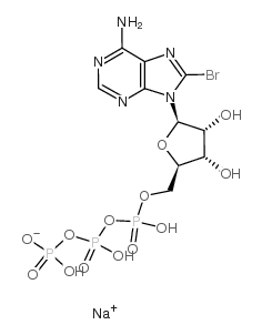 8-BROMO-ADENOSINE-5'-TRIPHOSPHATE, SODIUM SALT structure