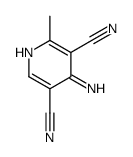 3,5-Pyridinedicarbonitrile,4-amino-2-methyl- Structure