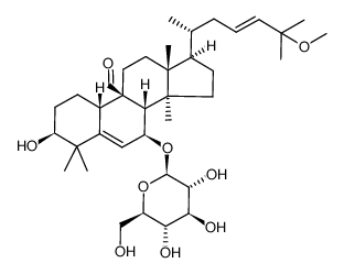 苦瓜皂苷 K结构式