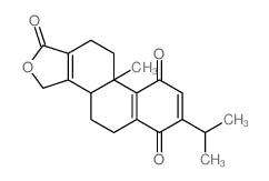 9b-methyl-7-propan-2-yl-3,3b,4,5,10,11-hexahydronaphtho[2,1-e][2]benzofuran-1,6,9-trione结构式