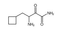 3-amino-4-cyclobutyl-2-oxobutanamide structure