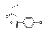 1-chloro-3-(4-chlorophenyl)sulfonylpropan-2-one Structure