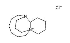 7-aza-1-azoniatricyclo[6.5.3.01,9]hexadecane chloride Structure