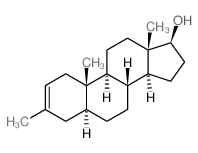 (5S,8S,9S,10S,13S,14S,17S)-3,10,13-trimethyl-4,5,6,7,8,9,11,12,14,15,16,17-dodecahydro-1H-cyclopenta[a]phenanthren-17-ol结构式