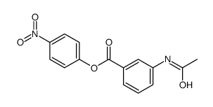 (4-nitrophenyl) 3-acetamidobenzoate结构式