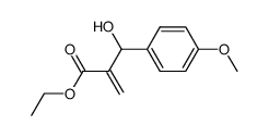 2-[hydroxy(4-methoxyphenyl)methyl]acrylic acid ethyl ester结构式