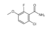 6-Chloro-2-fluoro-3-methoxybenzamide结构式