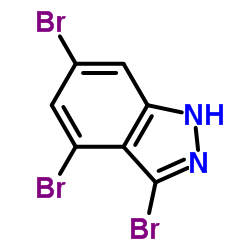 3,4,6-Tribromo-1H-indazole structure