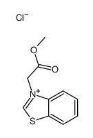 methyl 2-(1,3-benzothiazol-3-ium-3-yl)acetate,chloride Structure