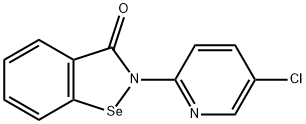 2-[5-chloro(2-pyridyl)]benzisoselenazol-3(2H)-one结构式