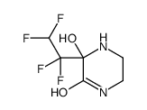 3-hydroxy-3-(1,1,2,2-tetrafluoroethyl)piperazin-2-one结构式