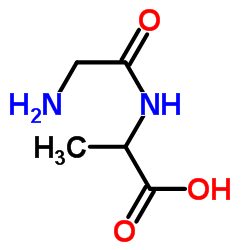 H-Gly-DL-Ala-OH Structure