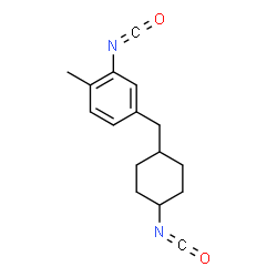 5-[(4-isocyanatocyclohexyl)methyl]-o-tolyl isocyanate Structure