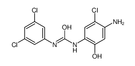 1-(4-amino-5-chloro-2-hydroxyphenyl)-3-(3,5-dichlorophenyl)urea Structure