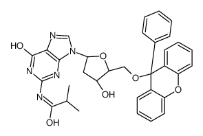 2'-deoxy-N-(2-methyl-1-oxopropyl)-5'-O-(9-phenyl-9H-xanthen-9-yl)guanosine picture