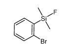 o-bromo(fluorodimethylsilyl)benzene Structure