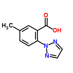 5-Methyl-2-(2H-1,2,3-triazol-2-yl)benzoic acid Structure