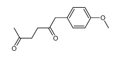 1-(4-metoxyphenyl)hexane-2,5-dione Structure