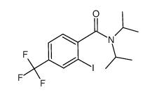 4-trifluoromethyl-2-iodo-N,N-diisopropylbenzamide Structure