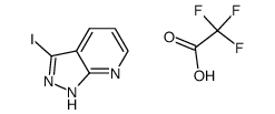 3-iodo-1H-pyrazolo[3,4-b]pyridine trifluoroacetic acid结构式