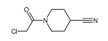 1-(chloroacetyl)piperidine-4-carbonitrile Structure