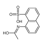 8-acetamidonaphthalene-1-sulfonic acid Structure