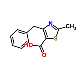 4-Benzyl-2-methyl-1,3-thiazole-5-carboxylic acid结构式