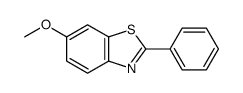 6-methoxy-2-phenyl-1,3-benzothiazole结构式