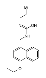 1-(2-Bromoethyl)-3-[(4-ethoxy-1-naphtyl)methyl]urea structure